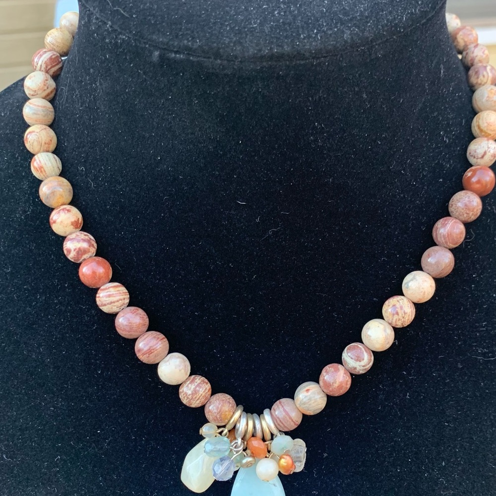 Picture Jasper necklace - Picture 4 of 5